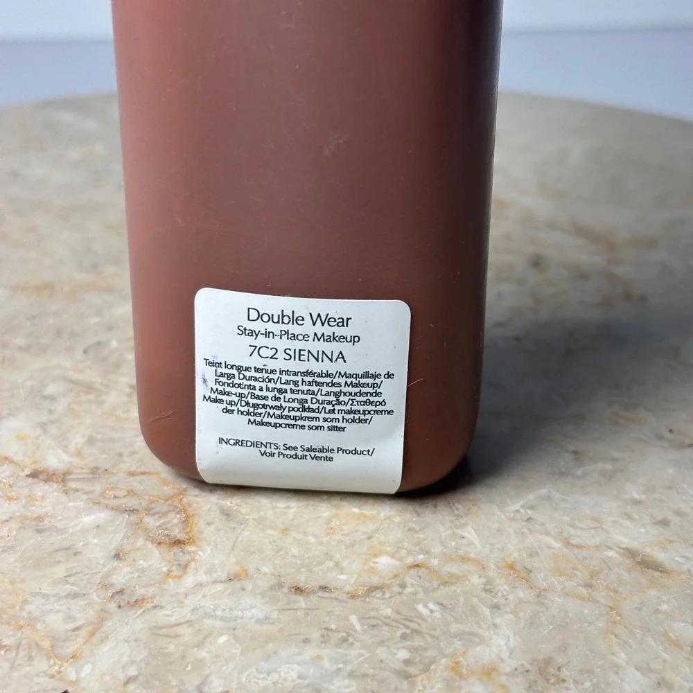 Estee Lauder‎ Double Wear Stay-In-Place Makeup 7C2 Sienna Foundation Jumbo 6.7